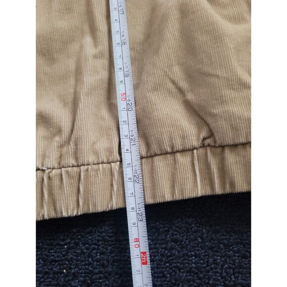 Vtg Y2K Gap Corduroy Wmn Jacket Beige Full Zip Trucker - Picture 14 of 15